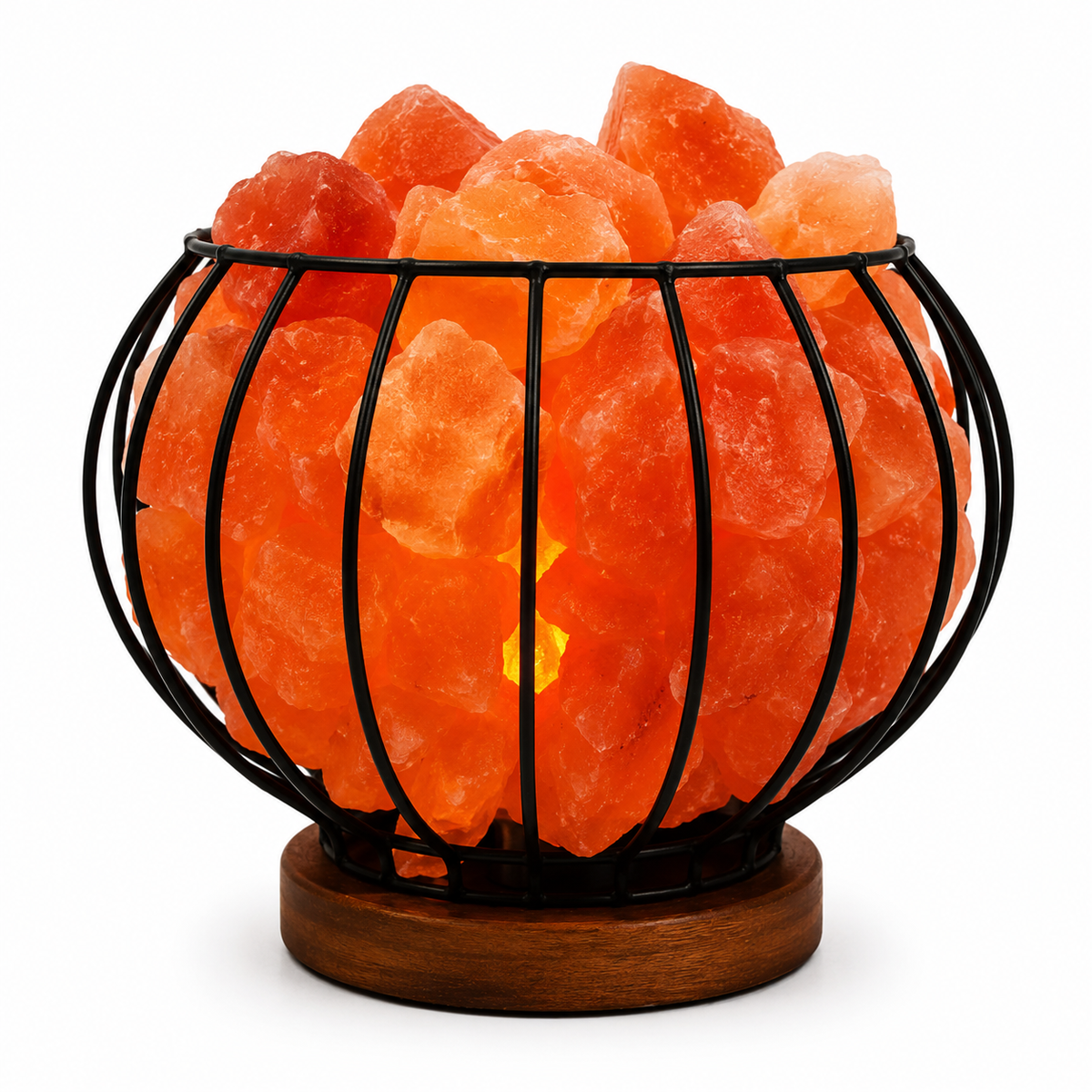 Fancy Basket Salt Lamp